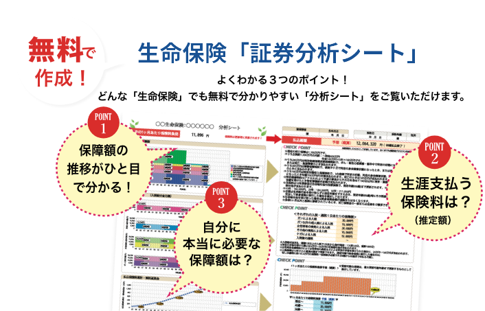 生命保険「証券分析シート」